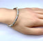 Bracelet Bracelet jonc ouvrant - Bracelet en or blanc 18 carats et diamants 58 Facettes AB703
