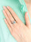 Bague 55 Bague U en or blanc et diamants 58 Facettes BO/170001