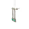 Boucles d'oreilles Boucles d'oreilles - Pendentifs Art déco en platine émeraudes et diamants 58 Facettes 50442