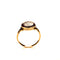 Bague 53 Bague cible ancienne en or jaune et platine, diamants et rubis synthétiques 58 Facettes LMB-343