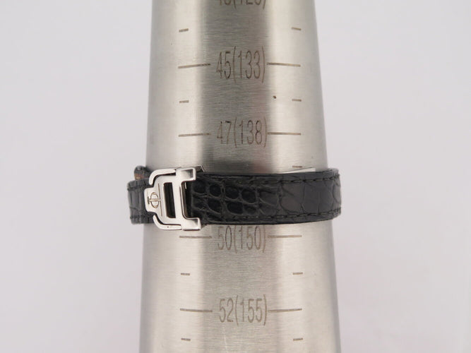 Montre Baume et Mercier Hampton - Montre femme quartz en acier et diamants 26 mm 58 Facettes 273980