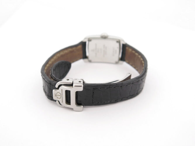 Montre Baume et Mercier Hampton - Montre femme quartz en acier et diamants 26 mm 58 Facettes 273980