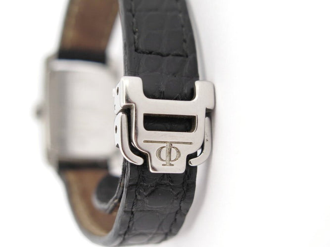 Montre Baume et Mercier Hampton - Montre femme quartz en acier et diamants 26 mm 58 Facettes 273980