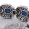 Bracelet Bracelet vintage - en or blanc 18 ct avec saphirs et diamants 58 Facettes BR6 (00979)