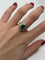 Bague 53 Bague en or blanc 18K avec émeraude 1 ct et diamants 0,60 ct 58 Facettes 1776