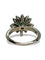 Bague 53 Bague en or blanc 18K avec émeraude 1 ct et diamants 0,60 ct 58 Facettes 1776