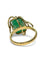 Bague 57 Bague en or jaune 18K sertie d’une émeraude brute 58 Facettes 1750