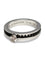 Bague 52 Boucheron Quatre - Bague solitaire en or blanc 18K, diamant et onyx 58 Facettes 1804
