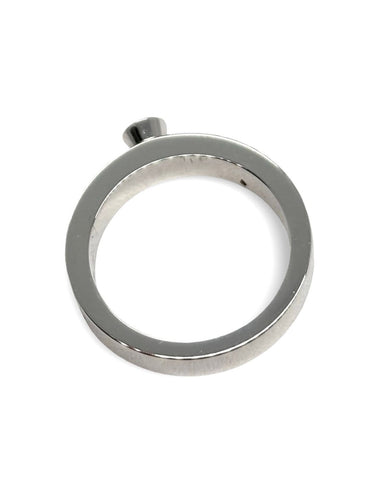 Bague 52 Boucheron Quatre - Bague solitaire en or blanc 18K, diamant et onyx 58 Facettes 1804