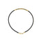 Bracelet Bracelet en caoutchouc et or jaune 18 ct 58 Facettes 38054