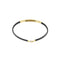 Bracelet Bracelet en caoutchouc et or jaune 18 ct 58 Facettes 38054
