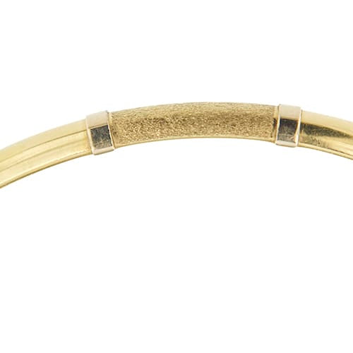 Bracelet Bracelet en caoutchouc et or jaune 18 ct 58 Facettes 38054