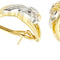 Boucles d'oreilles Damiani - Boucles d’oreilles puces en or jaune et or blanc avec diamants 58 Facettes 39164