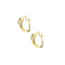 Boucles d'oreilles Damiani - Boucles d’oreilles puces en or jaune et or blanc avec diamants 58 Facettes 39164