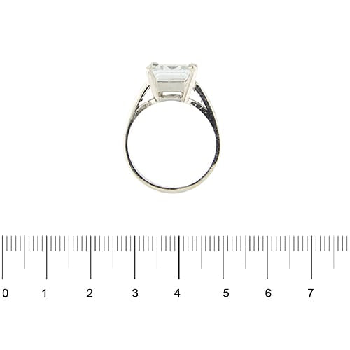 Bague Bague - Aigue-marine et diamants en or blanc 18 ct 58 Facettes 39084