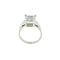 Bague Bague - Aigue-marine et diamants en or blanc 18 ct 58 Facettes 39084