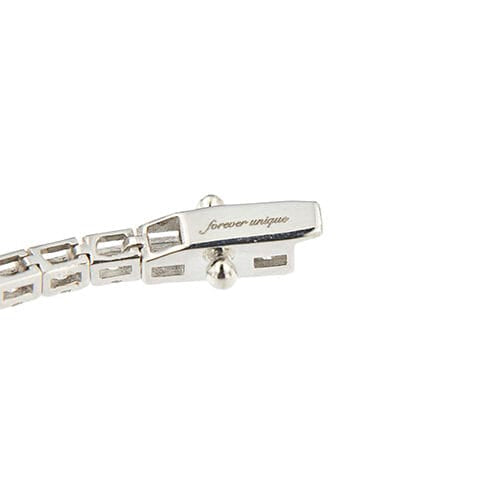Bracelet Forever Unique - Bracelet tennis en or blanc 18 ct et diamants 0,95 ct 58 Facettes 41194