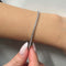 Bracelet Forever Unique - Bracelet tennis en or blanc 18 ct et diamants 0,95 ct 58 Facettes 41194