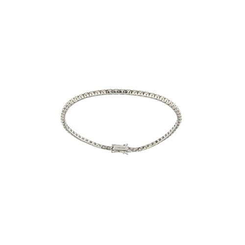 Bracelet Forever Unique - Bracelet tennis en or blanc 18 ct et diamants 0,95 ct 58 Facettes 41194