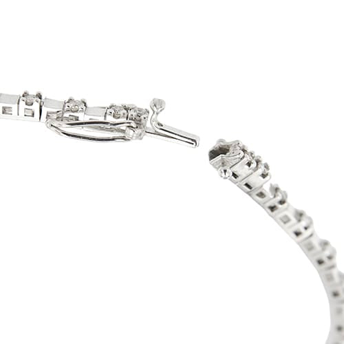 Bracelet Bracelet tennis - en or blanc 18 ct et diamants 0,54 ct 58 Facettes 39088