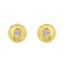 Boucles d'oreilles Boucles d’oreilles - Puces en or jaune 18 ct et diamants 0,16 ct 58 Facettes 39162