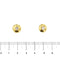 Boucles d'oreilles Boucles d’oreilles - Puces en or jaune 18 ct et diamants 0,16 ct 58 Facettes 39162