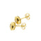 Boucles d'oreilles Boucles d’oreilles - Puces en or jaune 18 ct et diamants 0,16 ct 58 Facettes 39162