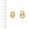 Boucles d'oreilles Unoaerre - Boucles d’oreilles clous en or jaune 18 ct 58 Facettes 39272