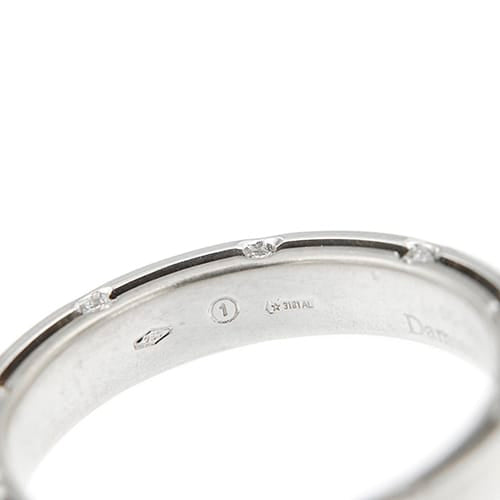 Bague Damiani D-Side - Bague alliance en or blanc 18 ct et diamants 58 Facettes 41584