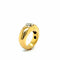 Bague 50 Bague jonc en or jaune 18 carats avec diamant taille cœur 1,3 ct 58 Facettes