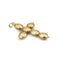 Pendentif Croix d’Auvergne - Pendentif en or jaune 750 et citrines 58 Facettes 260105R