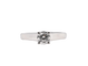 Bague 52 Bague solitaire en or blanc 18 carats avec diamant 0,750 ct 58 Facettes