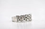 Bague 53 Bague en or blanc 18 carats avec diamants 1,010 carats 58 Facettes