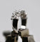 Bague 53 Bague en or blanc 18 carats avec diamants 1,010 carats 58 Facettes