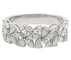 Bague 53 Bague en or blanc 18 carats avec diamants 1,010 carats 58 Facettes