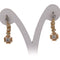 Boucles d'oreilles Boucles d’oreilles pendantes vintage en or jaune 18 ct et diamants 58 Facettes OR114 (00219)