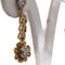 Boucles d'oreilles Boucles d’oreilles pendantes vintage en or jaune 18 ct et diamants 58 Facettes OR114 (00219)