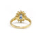 Bague 54 Bague marguerite - Bague en or jaune et saphir, diamants 58 Facettes 260106R
