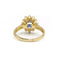 Bague 54 Bague marguerite - Bague en or jaune et saphir, diamants 58 Facettes 260106R