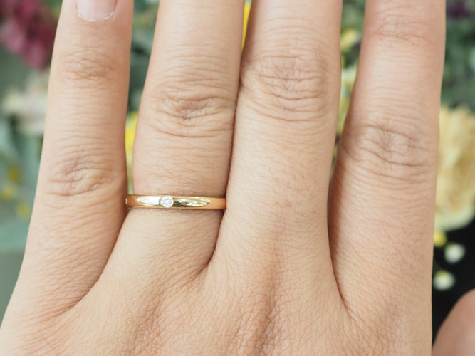 Bague 54 Pomellato Lucciole - Bague en or rose 18 Kt et diamant 58 Facettes 33703