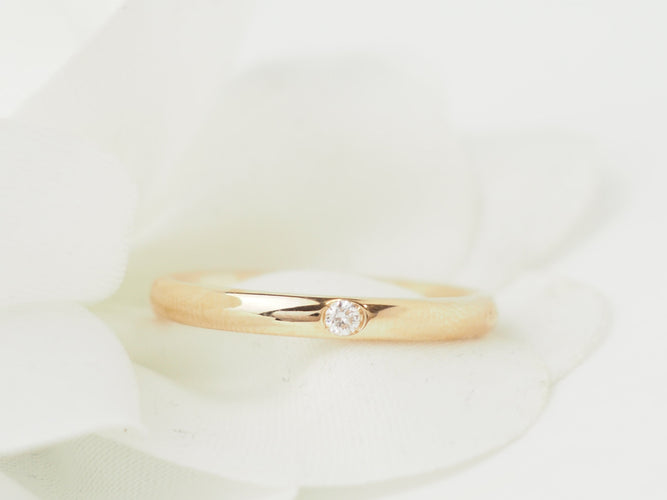 Bague 54 Pomellato Lucciole - Bague en or rose 18 Kt et diamant 58 Facettes 33703