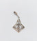 Pendentif Pendentif Art déco en or 18k et diamants taille rose (circa 1920) 58 Facettes A06957