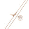 Collier Collier Messika, "Lucky Move", or rose et diamants. 58 Facettes 35379