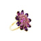 Bague 53 Bague Van Cleef & Arpels, "Fleurs d'Hawaï", or jaune, améthyste, saphirs roses. 58 Facettes 35512