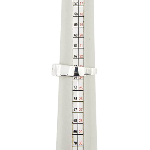 Bague Bague homme - Anneau en or blanc 18 ct et diamant 58 Facettes 38989