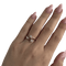 Bague 52 Bague contrarié en or blanc et or rose 18 ct avec diamants 58 Facettes 39208