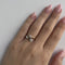 Bague 52 Bague contrarié en or blanc et or rose 18 ct avec diamants 58 Facettes 39208
