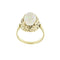 Bague Bague - Opale cabochon 2 ct en or jaune 14 kt 58 Facettes 40644