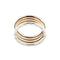 Bague Bulgari B.Zero1 - Bague homme trois bandes en or blanc et or rose 58 Facettes 38826