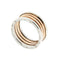 Bague Bulgari B.Zero1 - Bague homme trois bandes en or blanc et or rose 58 Facettes 38826